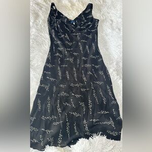 Vintage Mario Balthazar Black & White Patterned Dress